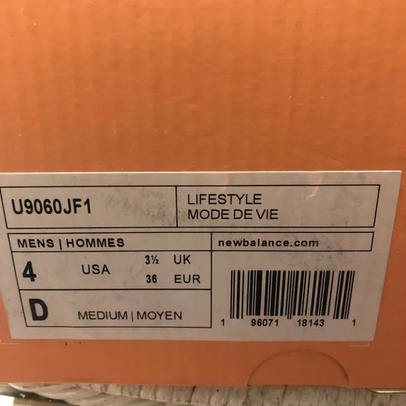 New Balance Kids' Tan and Pink Sneakers Men’s size 4 - Picture 3 of 6